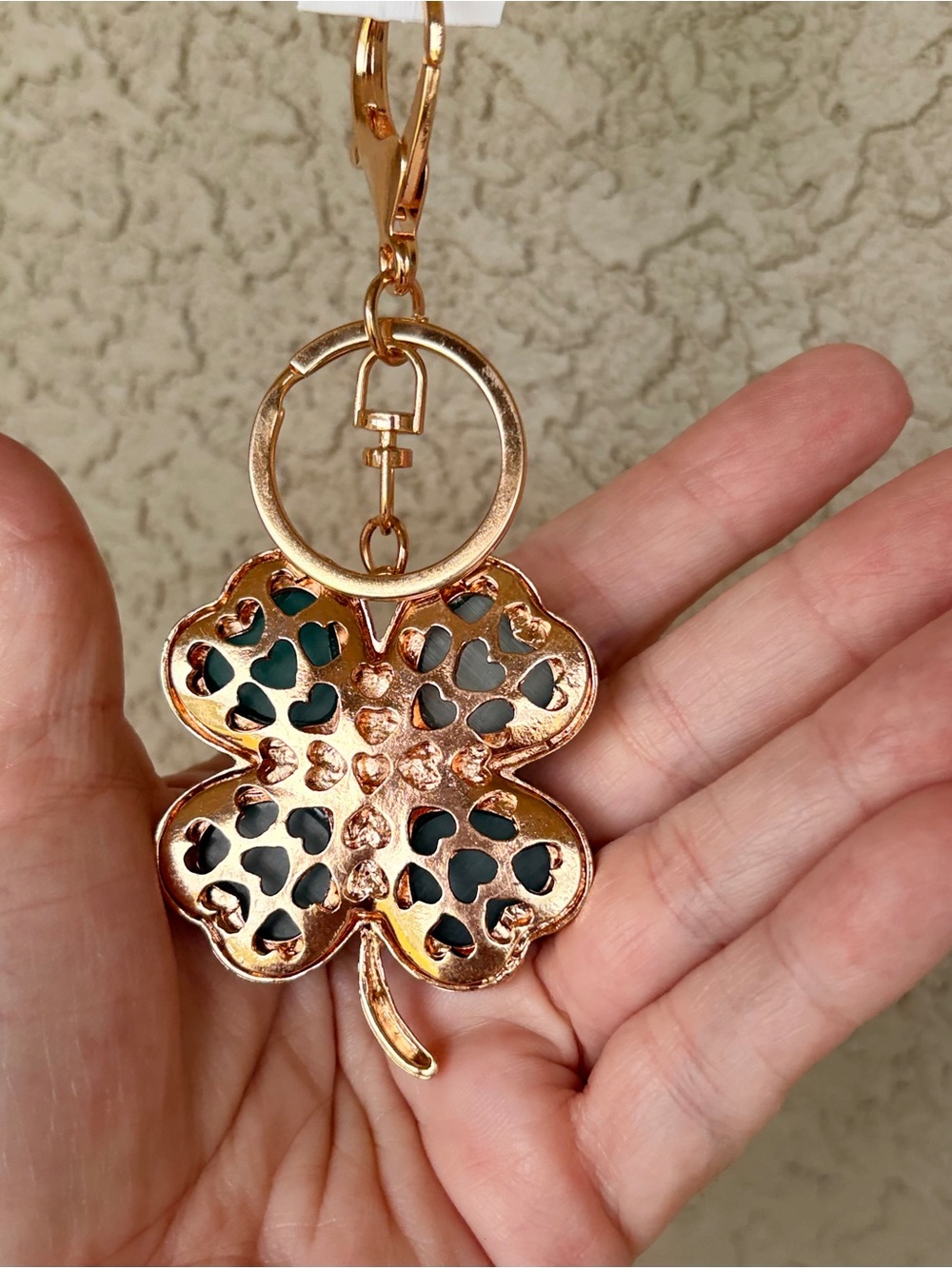 Classic For Leaf Clover Keychain/Bag Charm - Picture 7 of 8